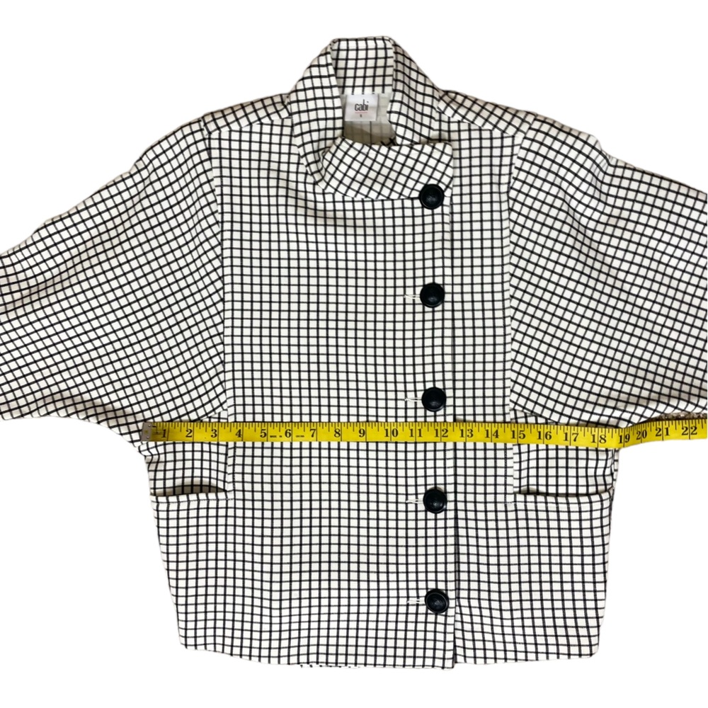 CAbi Windowpane Jacket Small NWT - Picture 9 of 15